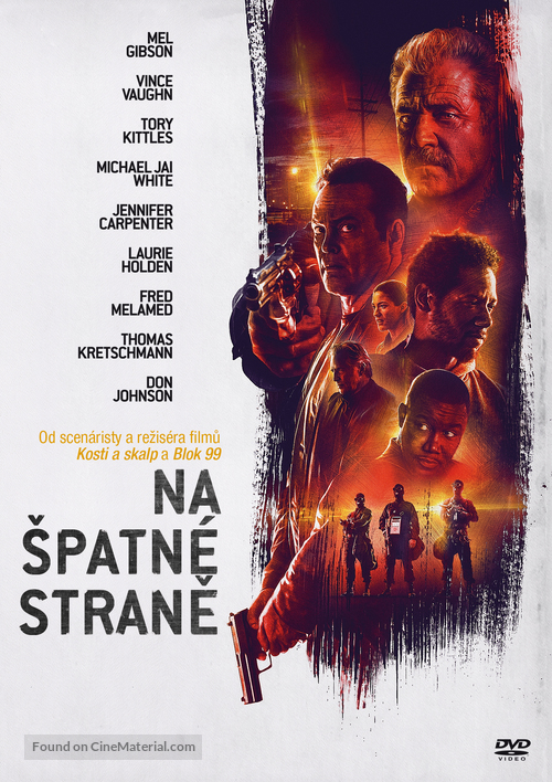 Dragged Across Concrete - Czech DVD movie cover