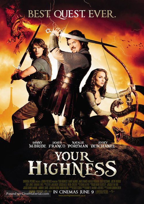 Your Highness - New Zealand Movie Poster