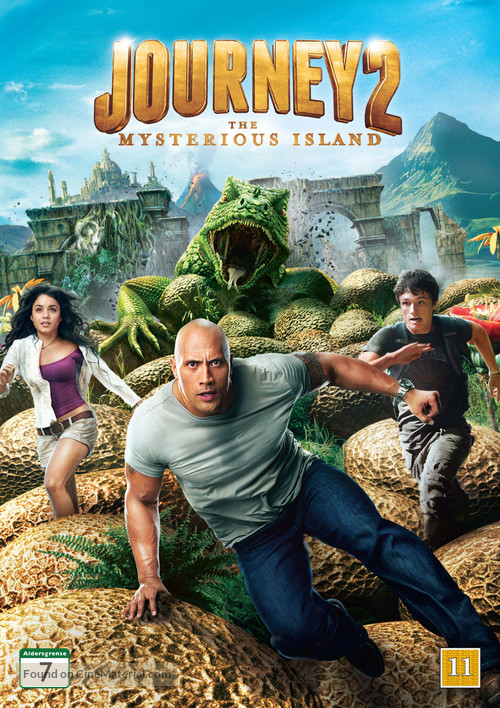 Journey 2: The Mysterious Island - Danish DVD movie cover