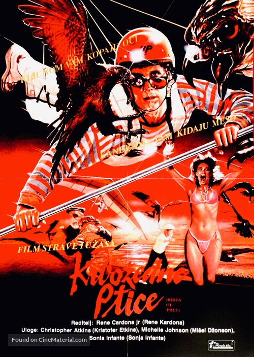 El ataque de los p&aacute;jaros - Yugoslav Movie Poster