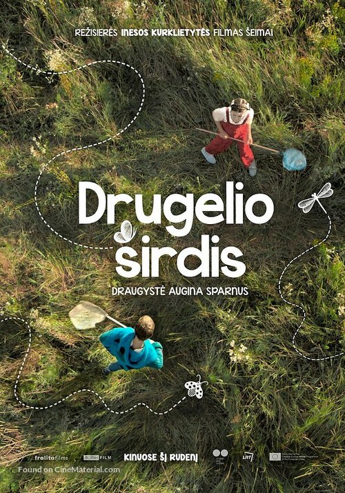 Drugelio sirdis - Lithuanian Movie Poster