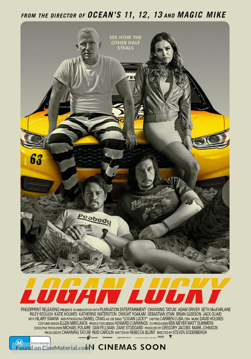 Logan Lucky - Australian Movie Poster