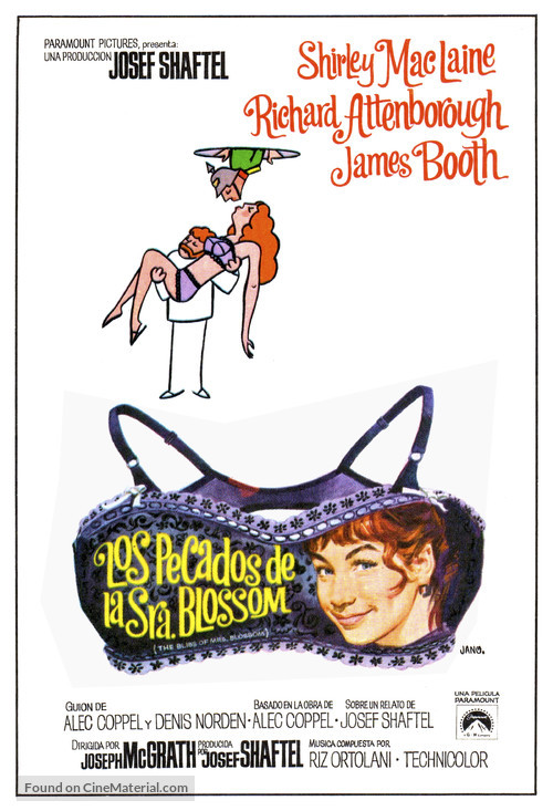 The Bliss of Mrs. Blossom - Spanish Movie Poster