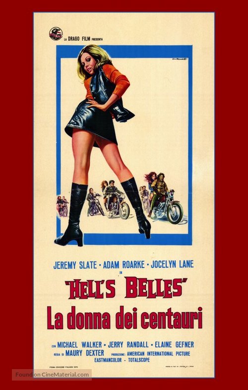 Hell&#039;s Belles - Italian Movie Poster