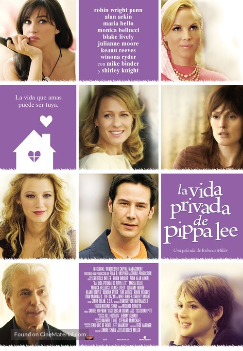 The Private Lives of Pippa Lee - Spanish Movie Poster