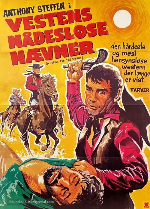Una bara per lo sceriffo - Danish Movie Poster