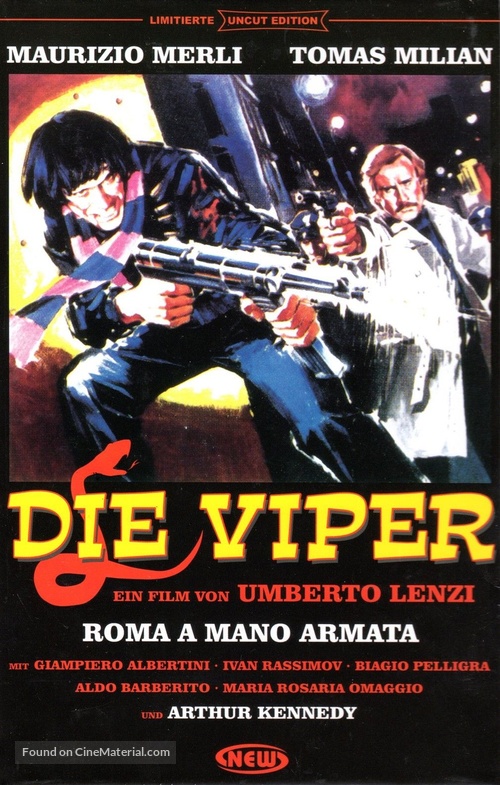 Roma a mano armata - German DVD movie cover