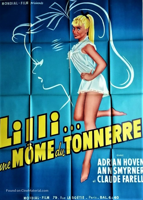 Lilli - ein M&auml;dchen aus der Gro&szlig;stadt - French Movie Poster