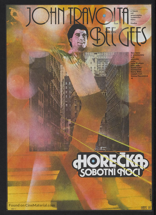 Saturday Night Fever - Czech Movie Poster