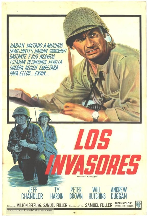 Merrill&#039;s Marauders - Argentinian Movie Poster