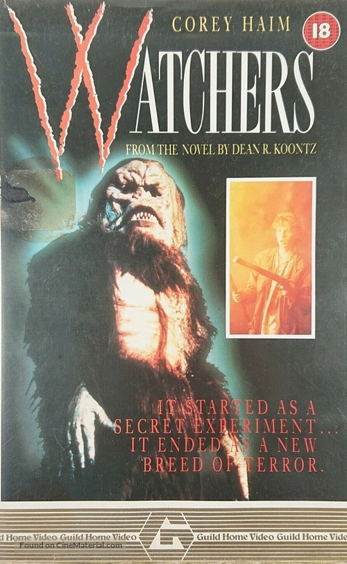 Watchers - British VHS movie cover
