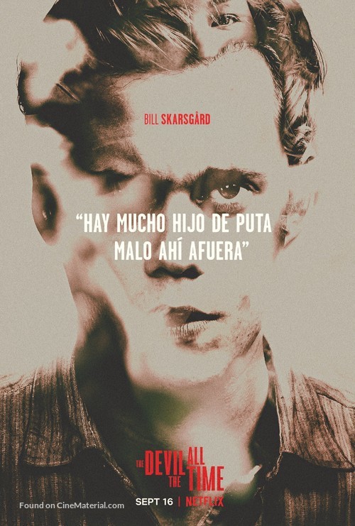The Devil All the Time - Spanish Movie Poster
