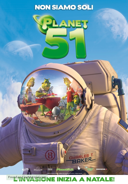 Planet 51 - Italian Movie Poster