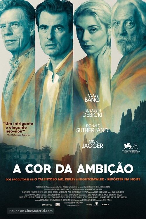 The Burnt Orange Heresy - Portuguese Movie Poster