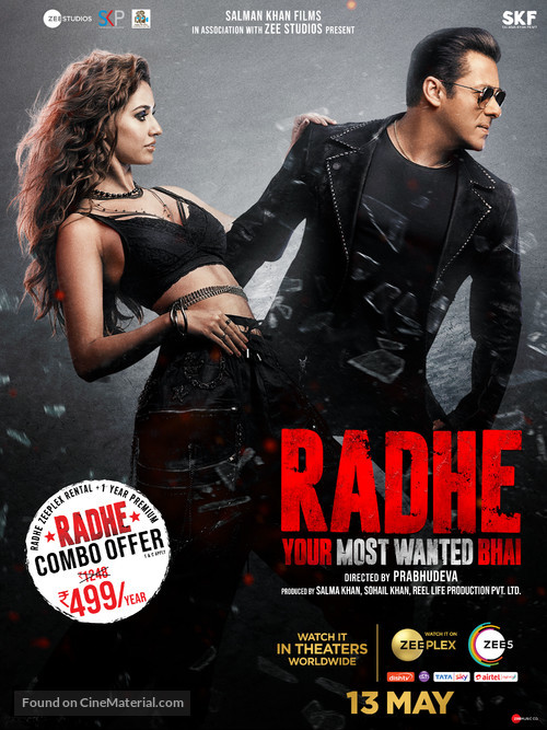 Radhe - Indian Movie Poster