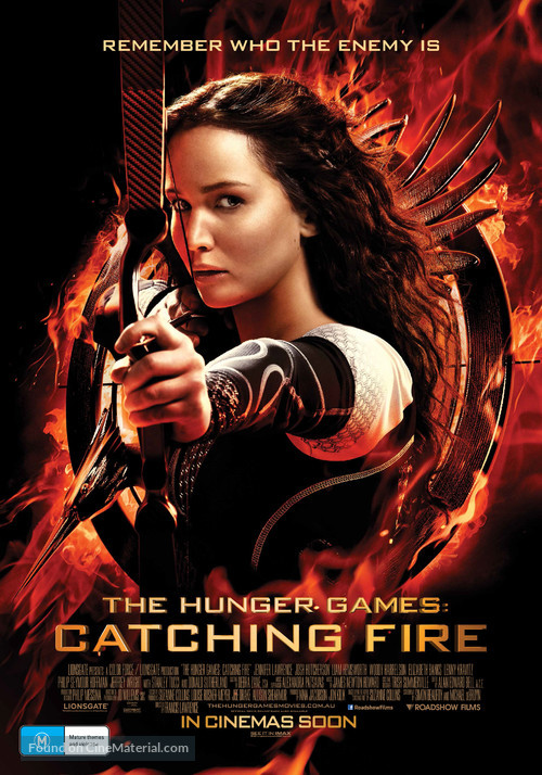 The Hunger Games: Catching Fire - Australian Movie Poster