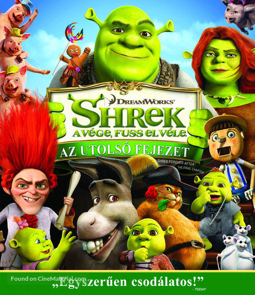 Shrek Forever After - Hungarian Movie Cover
