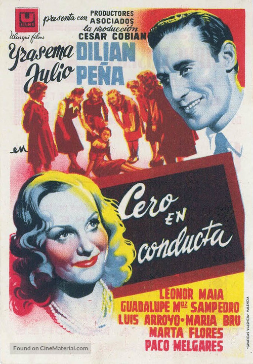 Cero en conducta - Spanish Movie Poster