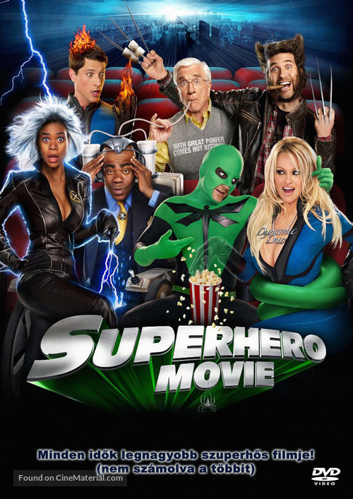 Superhero Movie - Hungarian DVD movie cover