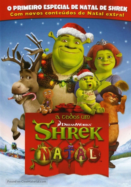 Shrek the Halls - Portuguese Movie Cover