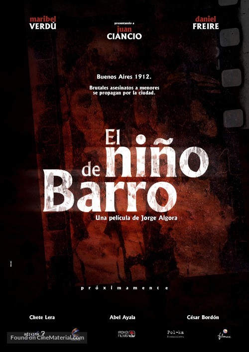 Ni&ntilde;o de barro, El - Spanish Movie Poster