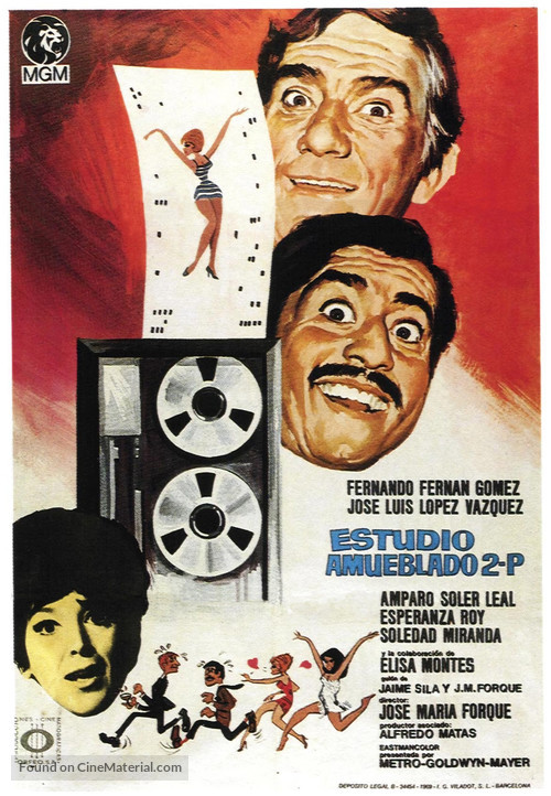 Estudio amueblado 2.P. - Spanish Movie Poster