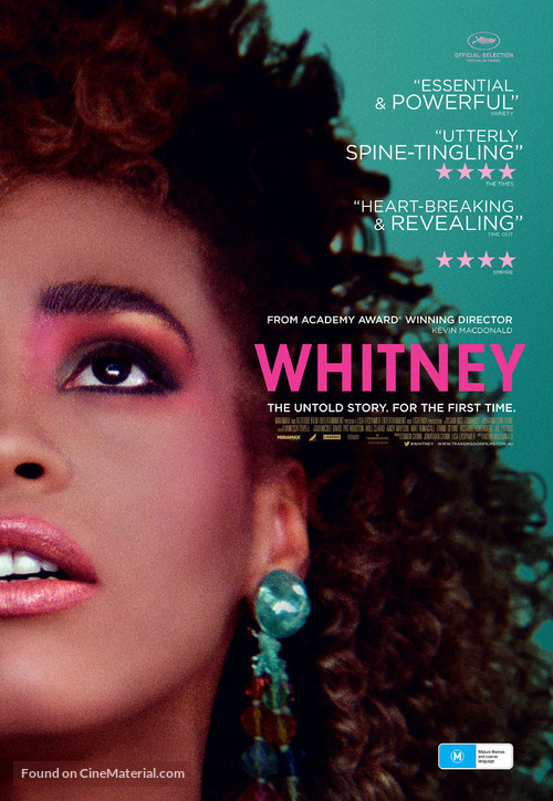 Whitney - Australian Movie Poster