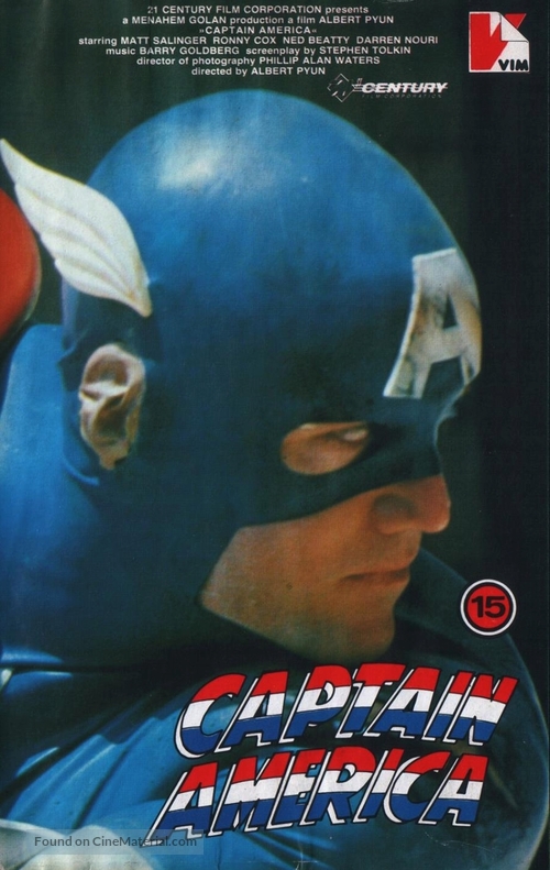 Captain America - Polish VHS movie cover