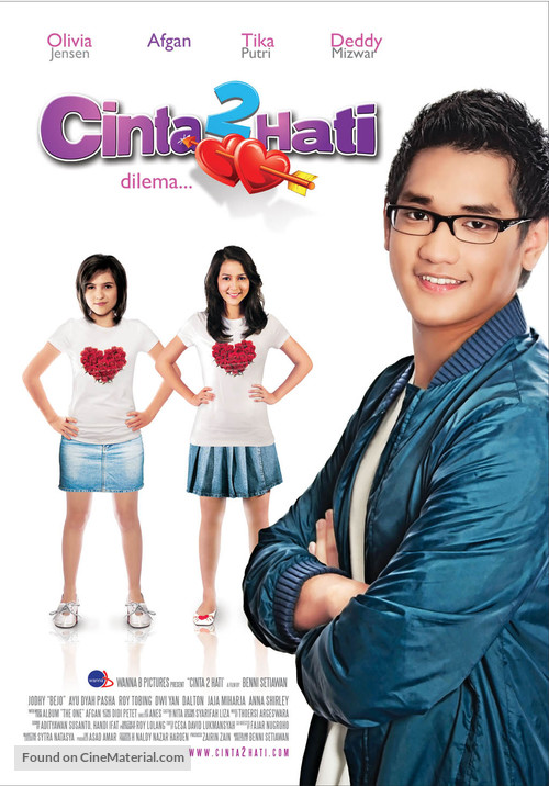 Cinta 2 hati - Indonesian Movie Poster