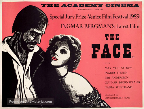 Ansiktet - British Movie Poster
