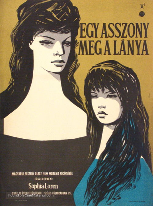 La ciociara - Hungarian Movie Poster