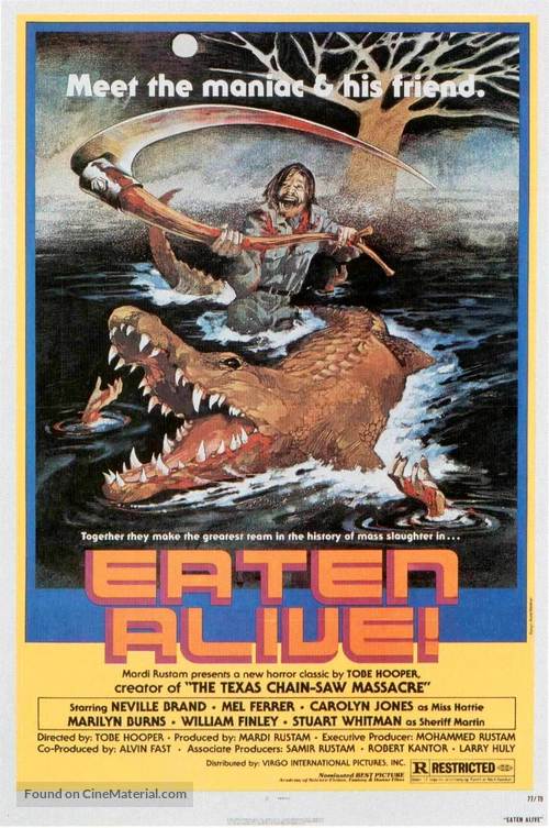 Eaten Alive - Movie Poster