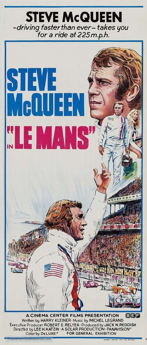 Le Mans - Australian Movie Poster