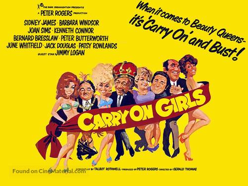 Carry on Girls - British Movie Poster