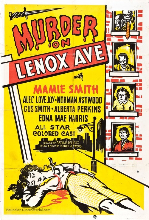 Murder on Lenox Avenue - Movie Poster