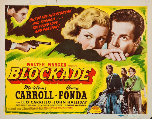 Blockade - Re-release movie poster