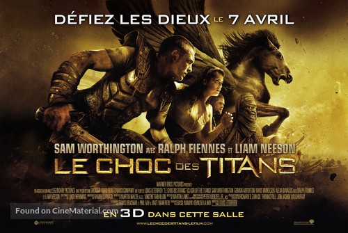 Clash of the Titans - French Movie Poster