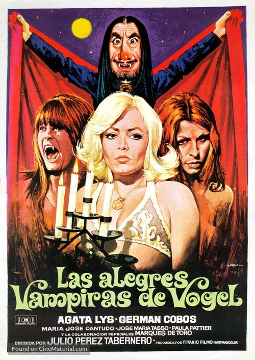 Las alegres vampiras de V&ouml;gel - Spanish Movie Poster