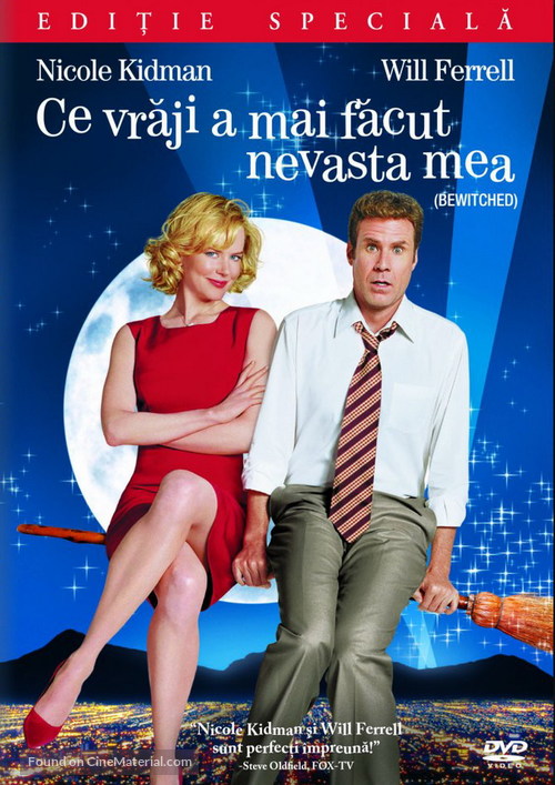 Bewitched - Romanian DVD movie cover