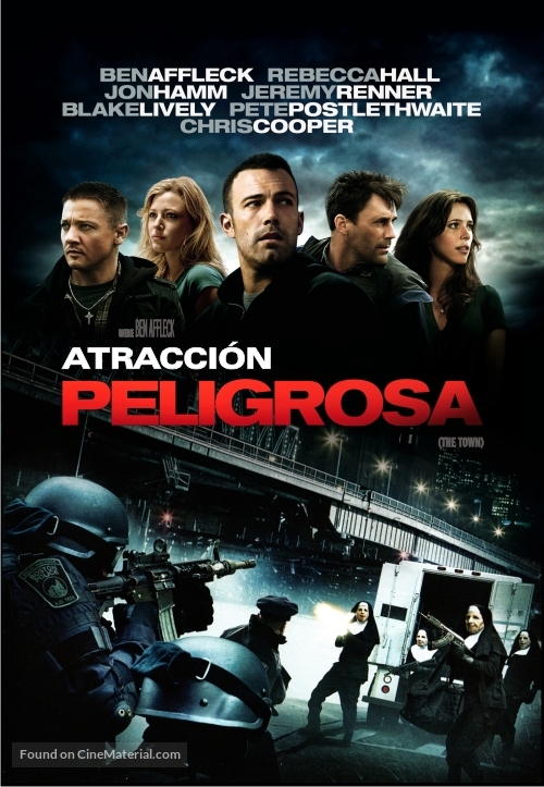 The Town - Argentinian DVD movie cover
