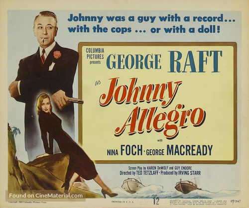 Johnny Allegro - Movie Poster