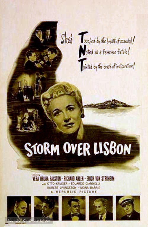 Storm Over Lisbon - Movie Poster