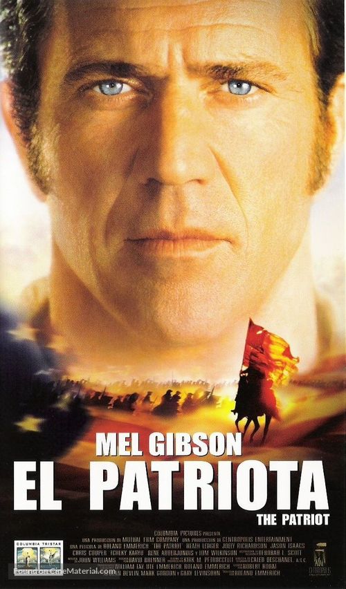 The Patriot - Spanish VHS movie cover