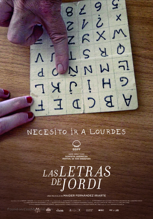 Las letras de Jordi - Spanish Movie Poster