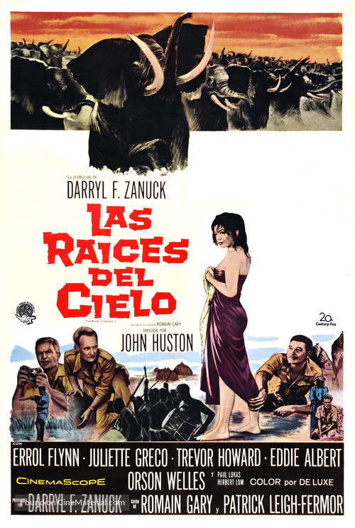 The Roots of Heaven - Spanish Movie Poster