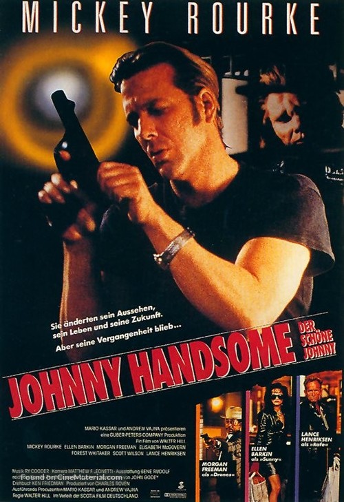 Johnny Handsome - German Movie Poster