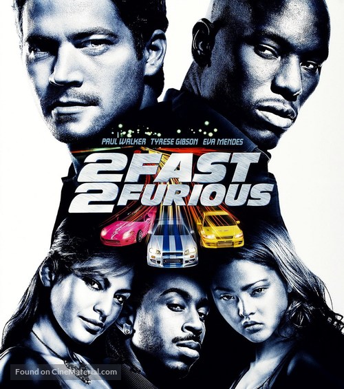 2 Fast 2 Furious - Blu-Ray movie cover
