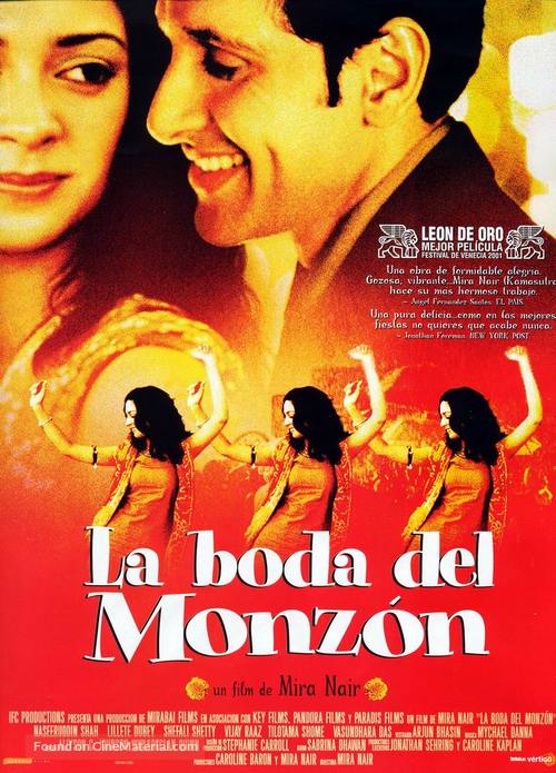 Monsoon Wedding - Spanish Movie Poster