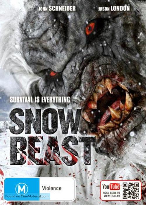 Snow Beast - Australian DVD movie cover