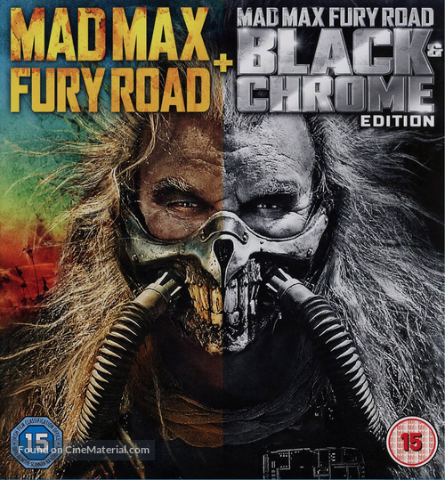 Mad Max: Fury Road - British Blu-Ray movie cover
